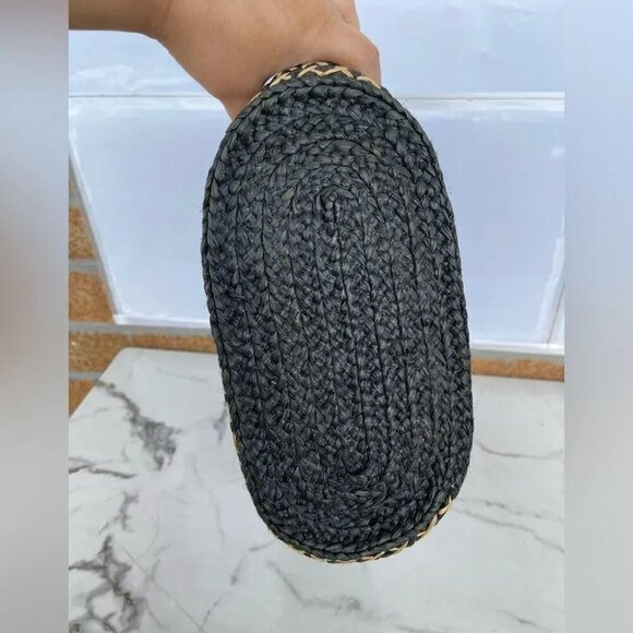 Annabel Ingall Raffia Woven Basket Tote Bag - Picture 4 of 10